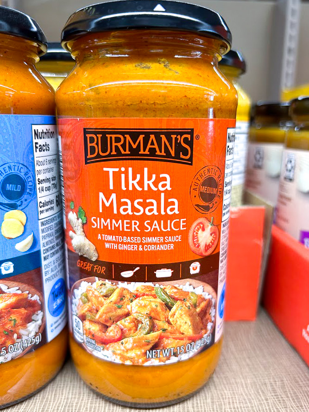 Indian Simmer Sauces at Aldi Tikka Masala, Butter Chicken & Korma