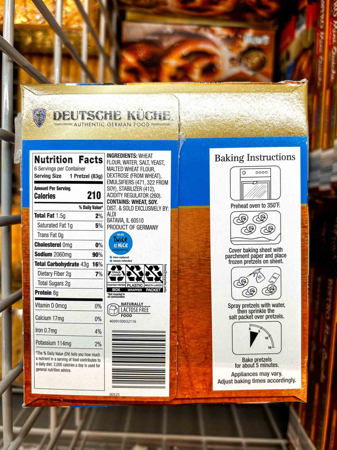 Aldi Bavarian Soft Pretzels German Pretzel for Oktoberfest