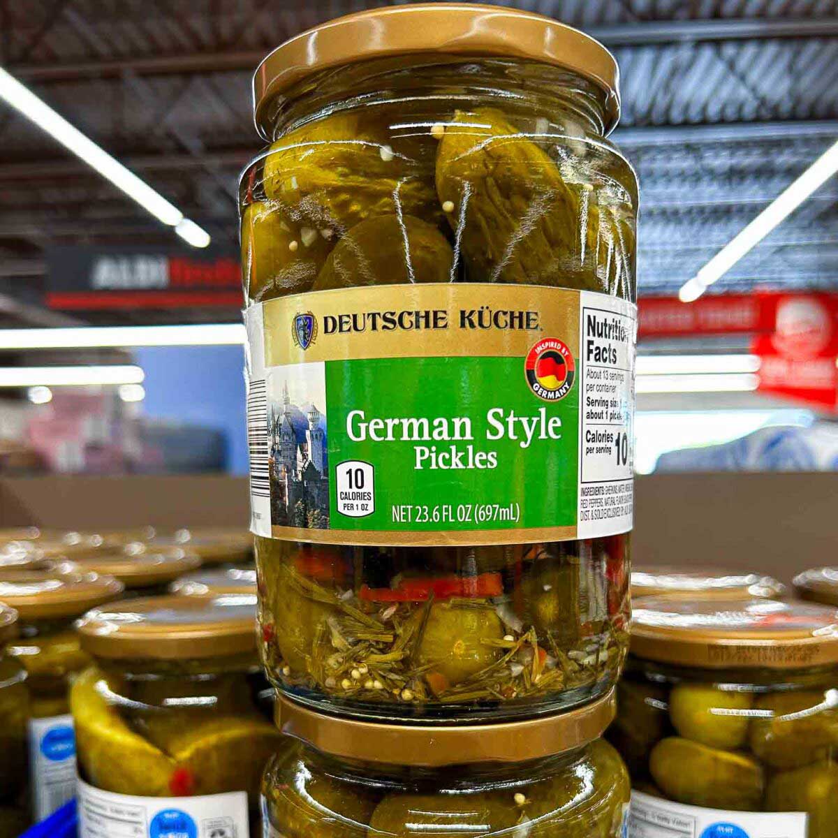 Aldi German Style Pickles German Food for Oktoberfest