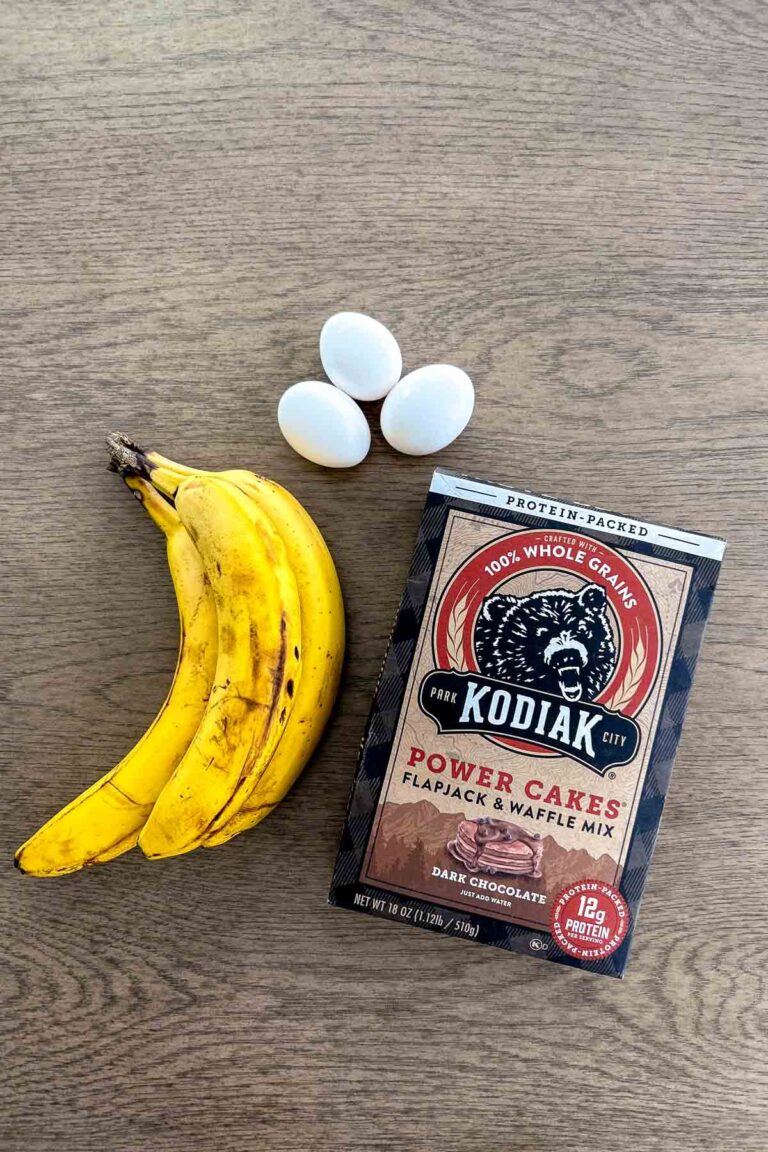 Chocolate Banana Kodiak Muffins (3 Ingredient)